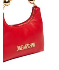 LOVE MOSCHINO CHAIN Mini sac à main, avec bandoulière ROUGE - Sacs pour Femme - 4
