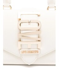 LOVE MOSCHINO LOVEBUG Sac à main avec bandoulière Ivoire - Sacs pour Femme - 3