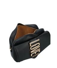 LOVE MOSCHINO VERTICAL LOGO Mini sac à bandoulière Noir - Sacs pour Femme - 4