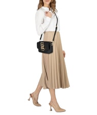 LOVE MOSCHINO VERTICAL LOGO Mini sac à bandoulière Noir - Sacs pour Femme - 5