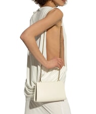 FURLA MYFURLA Pochette en cuir avec bandoulière en chaîne CRÈME - Sacs pour Femme - 6