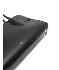 FURLA GOCCIA Petit sac à bandoulière en cuir Noir - Sacs pour Femme - 3