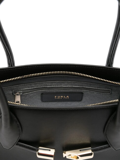 GOCCIA Petit sac à bandoulière en cuir Noir - Sacs pour Femme