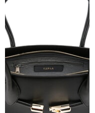 FURLA GOCCIA Petit sac à bandoulière en cuir Noir - Sacs pour Femme - 4