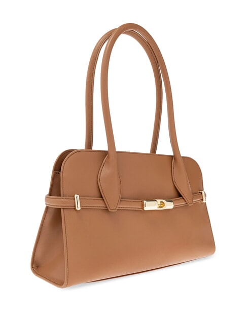 GOCCIA Petit sac à bandoulière en cuir Brandy - Sacs pour Femme