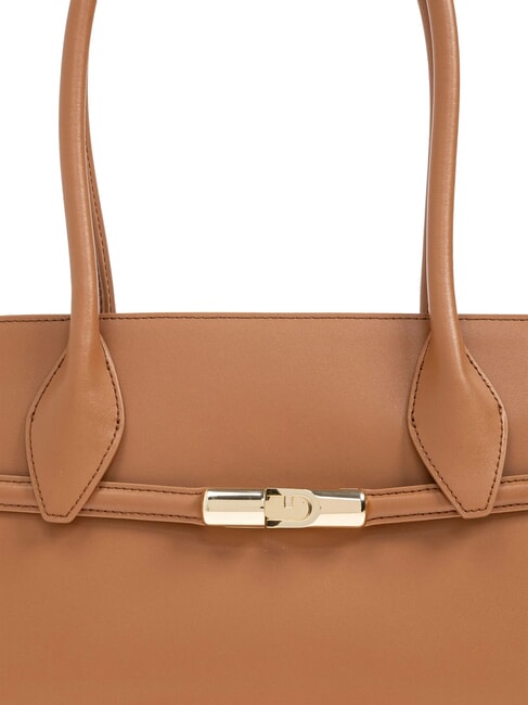 GOCCIA Petit sac à bandoulière en cuir Brandy - Sacs pour Femme