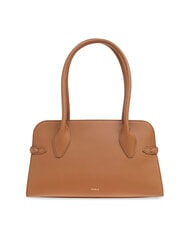 FURLA GOCCIA Petit sac à bandoulière en cuir Brandy - Sacs pour Femme - 4