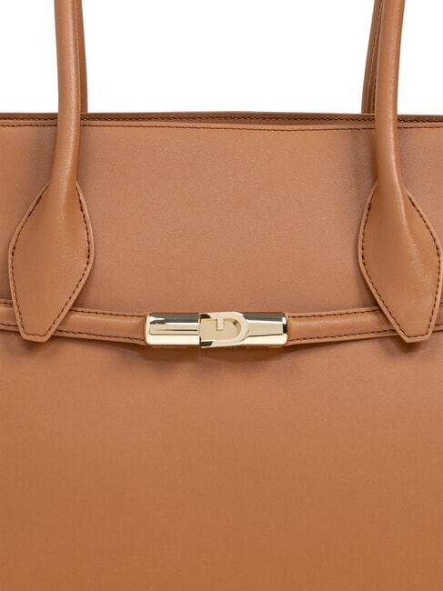 GOCCIA Sac à bandoulière en cuir Brandy - Sacs pour Femme