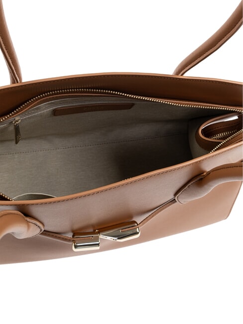 GOCCIA Sac à bandoulière en cuir Brandy - Sacs pour Femme