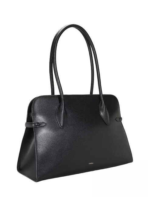 GOCCIA Sac à bandoulière en cuir Noir - Sacs pour Femme
