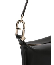 FURLA NUVOLA M Sac en cuir double portabilité Noir - Sacs pour Femme - 3