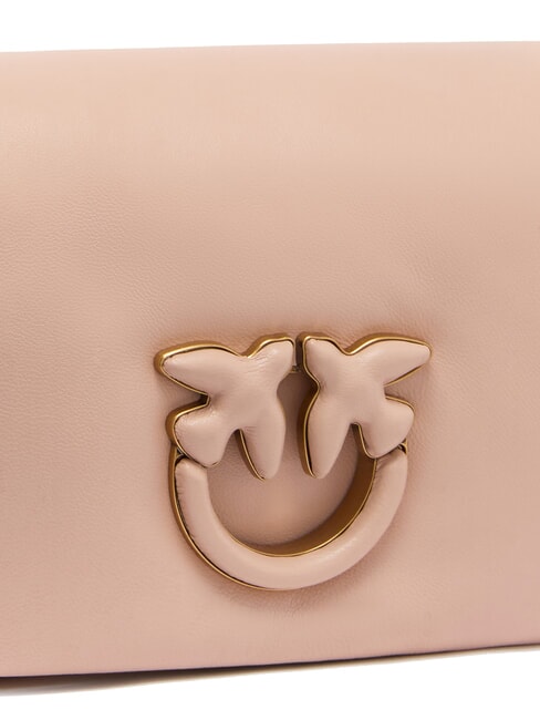 LOVE CLICK PUFF Mini sac porté épaule en cuir poudre de couleur en bloc - Sacs pour Femme