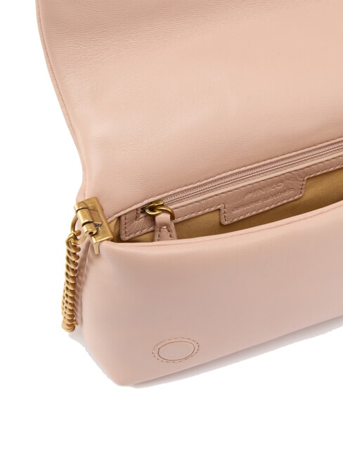 LOVE CLICK PUFF Mini sac porté épaule en cuir poudre de couleur en bloc - Sacs pour Femme