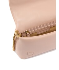 PINKO LOVE CLICK PUFF Mini sac porté épaule en cuir poudre de couleur en bloc - Sacs pour Femme - 4