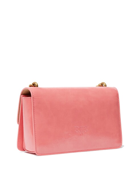 LOVE ONE MINI  Mini sac à bandoulière fleur de pêcher-or antique - Sacs pour Femme