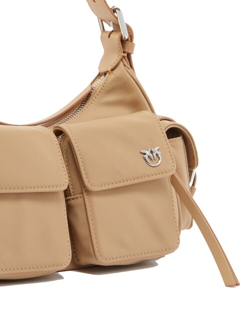 CARGO Sac bandouli&egrave;re avec poches beige-gris fum&eacute;-nickel brillant - Sacs pour Femme