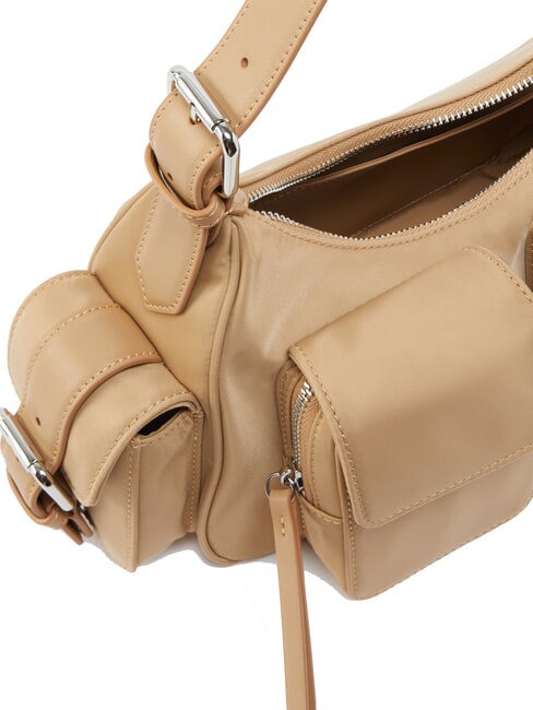 CARGO Sac bandouli&egrave;re avec poches beige-gris fum&eacute;-nickel brillant - Sacs pour Femme