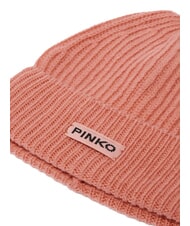 PINKO LAMBKIN  Chapeau de laine rouge corail vif - Bonnets - 3