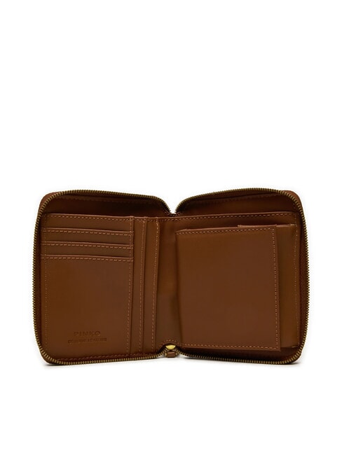 TAYLOR Quilted Portefeuille zippé cuir-or antique - Portefeuilles Femme