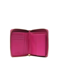 PINKO TAYLOR Portefeuille zipp&eacute; rose pinko-or antique - Portefeuilles Femme - 2