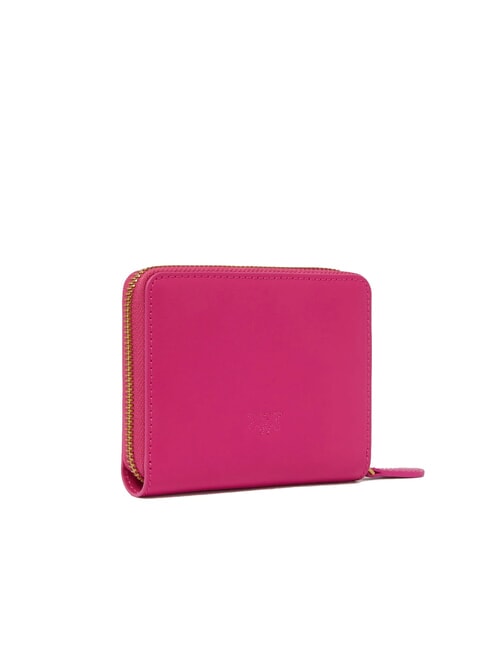 TAYLOR Portefeuille zipp&eacute; rose pinko-or antique - Portefeuilles Femme
