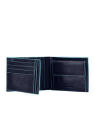 PIQUADRO BLUE SQUARE  Portefeuille en cuir, avec rabat bleu - Portefeuilles Homme - 3