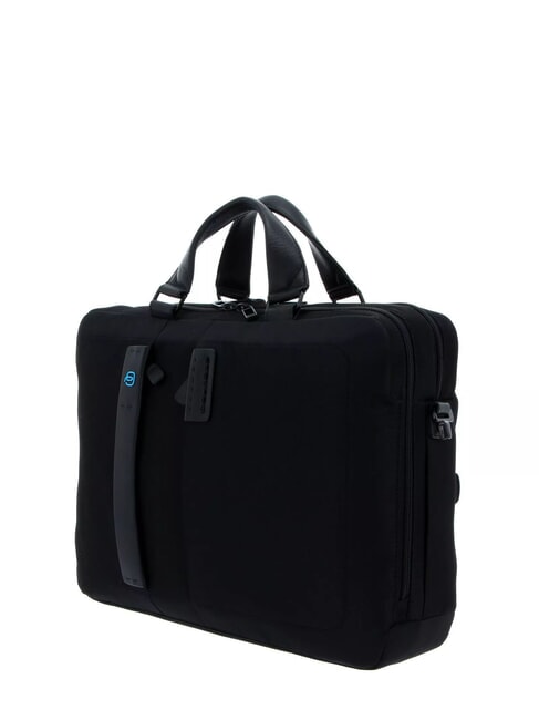 Porte document P16, sac pour ordinateur portable 15.6'' - iPad 10,5'' CHEVRON / NOIR - Porte Documents Travail