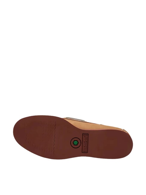 CLASSIC BOAT  Chaussures bateau en cuir nubuck beige moyen - Chaussures Femme