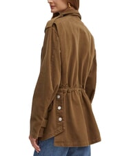 PINKO DIATONIA Veste en jean avec cordon de serrage vert olive foncé - Vestes pour femmes - 2