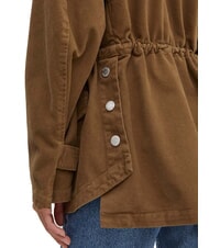 PINKO DIATONIA Veste en jean avec cordon de serrage vert olive foncé - Vestes pour femmes - 4