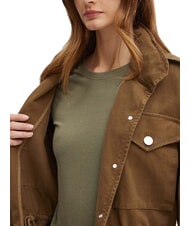 PINKO DIATONIA Veste en jean avec cordon de serrage vert olive foncé - Vestes pour femmes - 3