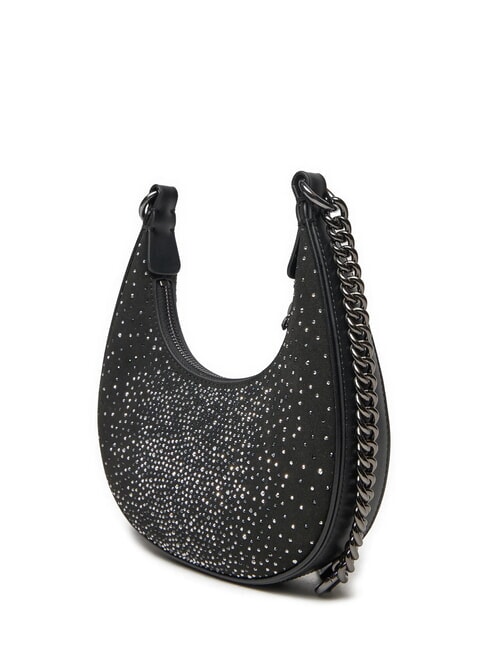 BRIOCHE Mini sac avec étoiles et strass limousine noire-gunmetal - Sacs pour Femme