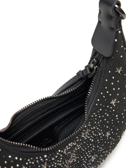 BRIOCHE Mini sac avec étoiles et strass limousine noire-gunmetal - Sacs pour Femme