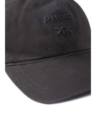 PINKO BUSSETO Casquette de baseball en coton limousine noire - Bonnets - 4