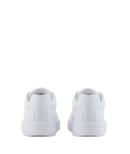 ARMANI EXCHANGE A|X Baskets en cuir blanc brillant - Chaussures Femme - 3