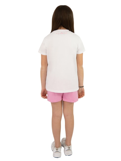 BARANCA Ensemble t-shirt et bermuda blanc/rose - Survêtements pour enfants