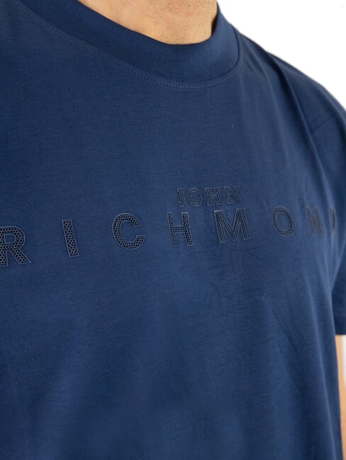 SOULOKU T-shirt avec logo en relief bleu médiéval - T-shirt