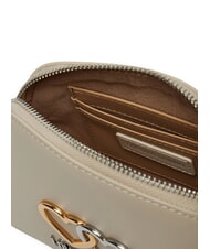 LOVE MOSCHINO TWINS Mini sac à bandoulière Ivoire - Sacs pour Femme - 3