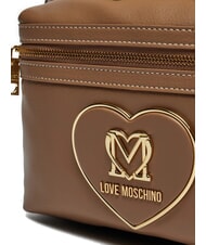 LOVE MOSCHINO GOLDEN HEART  Sac &agrave; dos taupe - Sacs pour Femme - 3