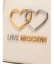 LOVE MOSCHINO TWINS  Mini sac à main, avec bandoulière Ivoire - Sacs pour Femme - 3