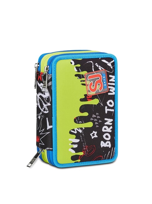 BORN TO FUN BOY Trousse complète avec kit scolaire Noir - Étuis et Accessoires