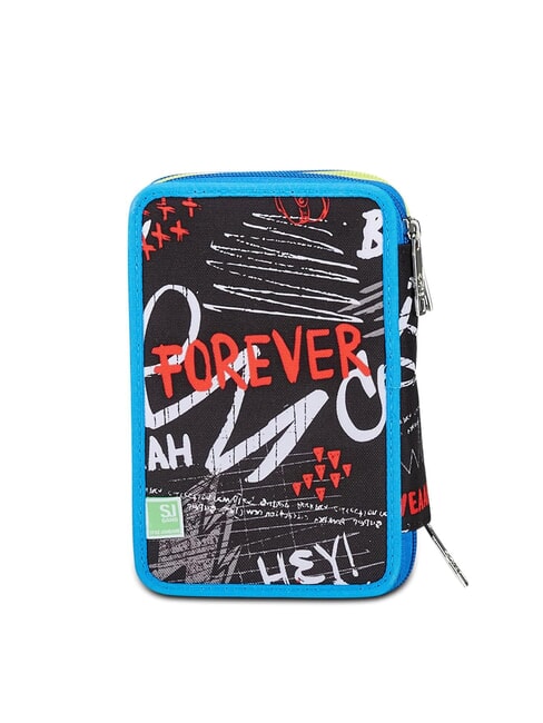 BORN TO FUN BOY Trousse complète avec kit scolaire Noir - Étuis et Accessoires
