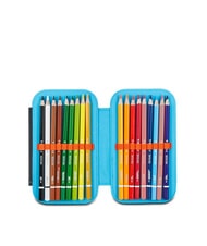 SJGANG TRICYLED BOY Trousse complète avec kit scolaire rouge orange - Étuis et Accessoires - 3