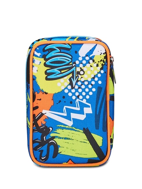 TRICYLED BOY Trousse complète avec kit scolaire rouge orange - Étuis et Accessoires