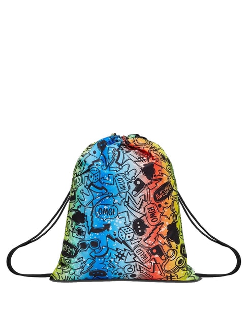 SAKKY FLUO STAMP Cartable Noir - Sacs à dos pour l'École & les Loisirs