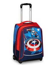 CAPTAIN AMERICA LEGENDARY AVENGER BIG Sac à dos à roulettes à 2 roues Bluedeep - Sacs à dos à roulettes - 3