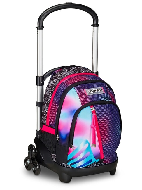 FLEX SHADEFULL GIRL Sac à dos trolley amovible, 3 roues violet - Sacs à dos à roulettes