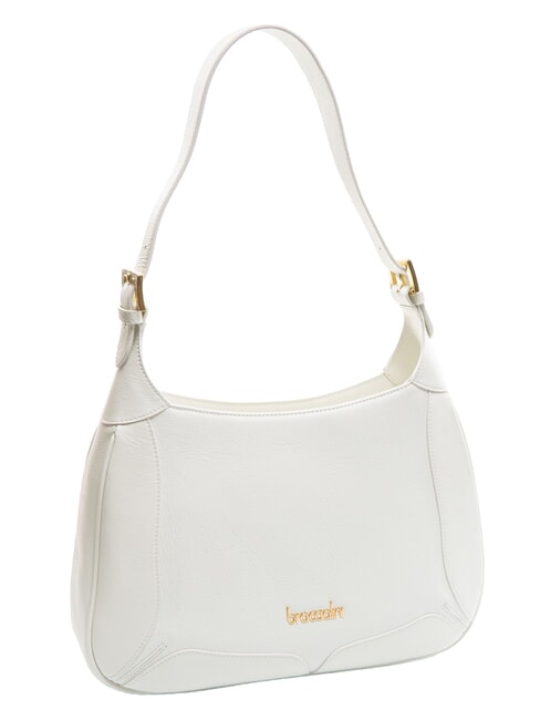 HELLEN Sac &agrave; bandouli&egrave;re en cuir blanc - Sacs pour Femme