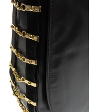 BRACCIALINI NORA Sac à bandoulière en cuir noir - Sacs pour Femme - 3