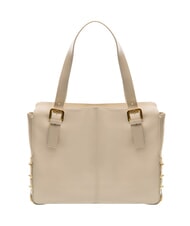BRACCIALINI NORA Sac shopping en cuir avec boucles beige - Sacs pour Femme - 2